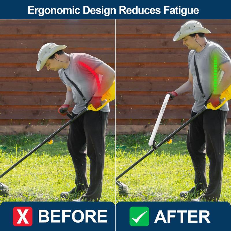 Buy 2 Free Shipping--🔥Ergonomic Weed Eater Handle Extension Weed Wacker Trimmer Grip
