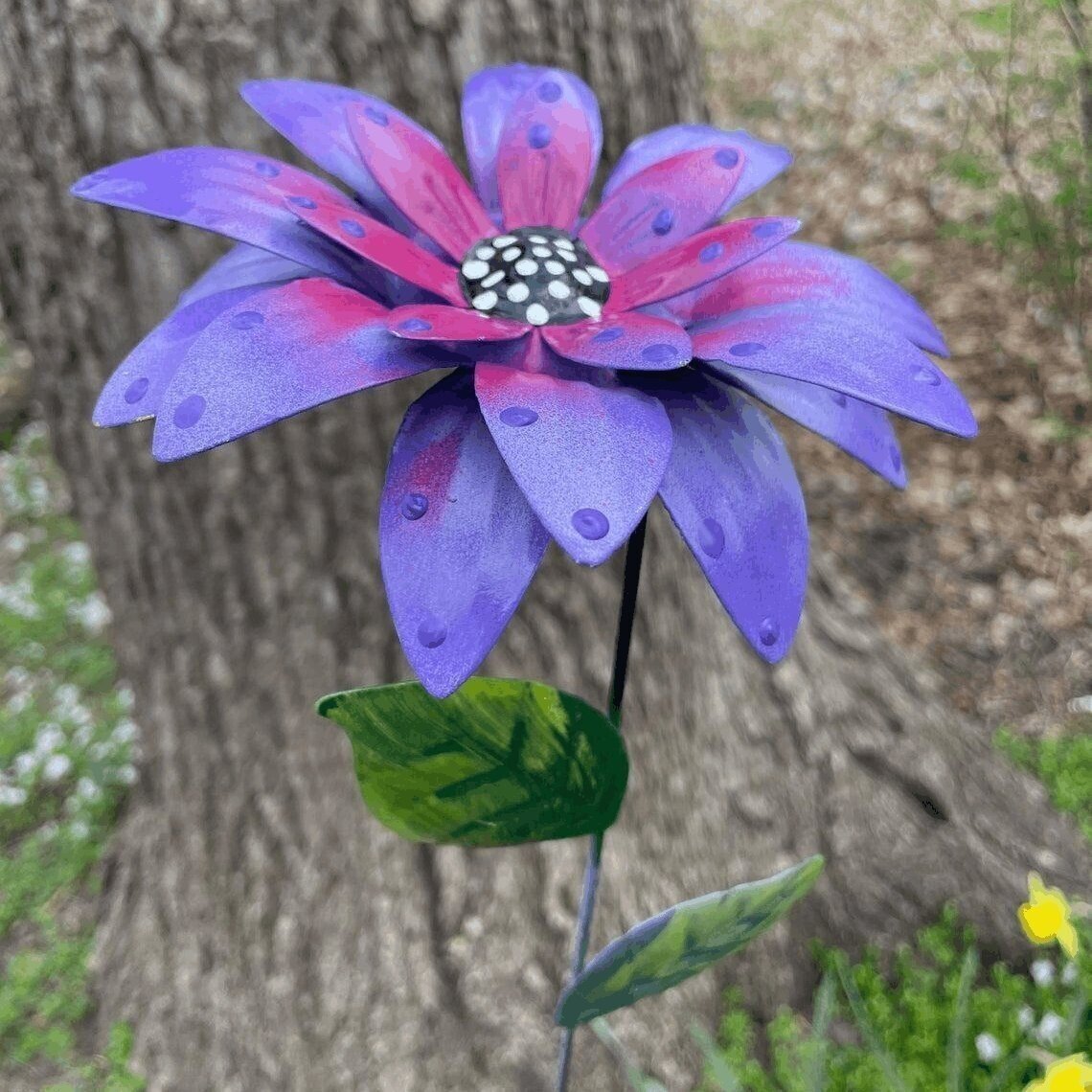 🔥Last Day Special Sale 49% OFF🍀Metal Flowers Garden Stakes🍀