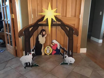 🔥LAST DAY 49% OFF 🔥 Outdoor Complete Nativity Scene