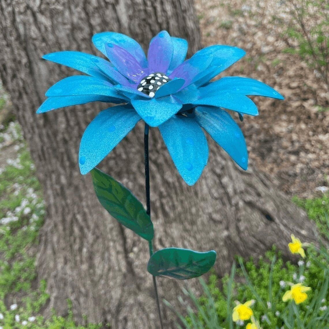 🔥Last Day Special Sale 49% OFF🍀Metal Flowers Garden Stakes🍀