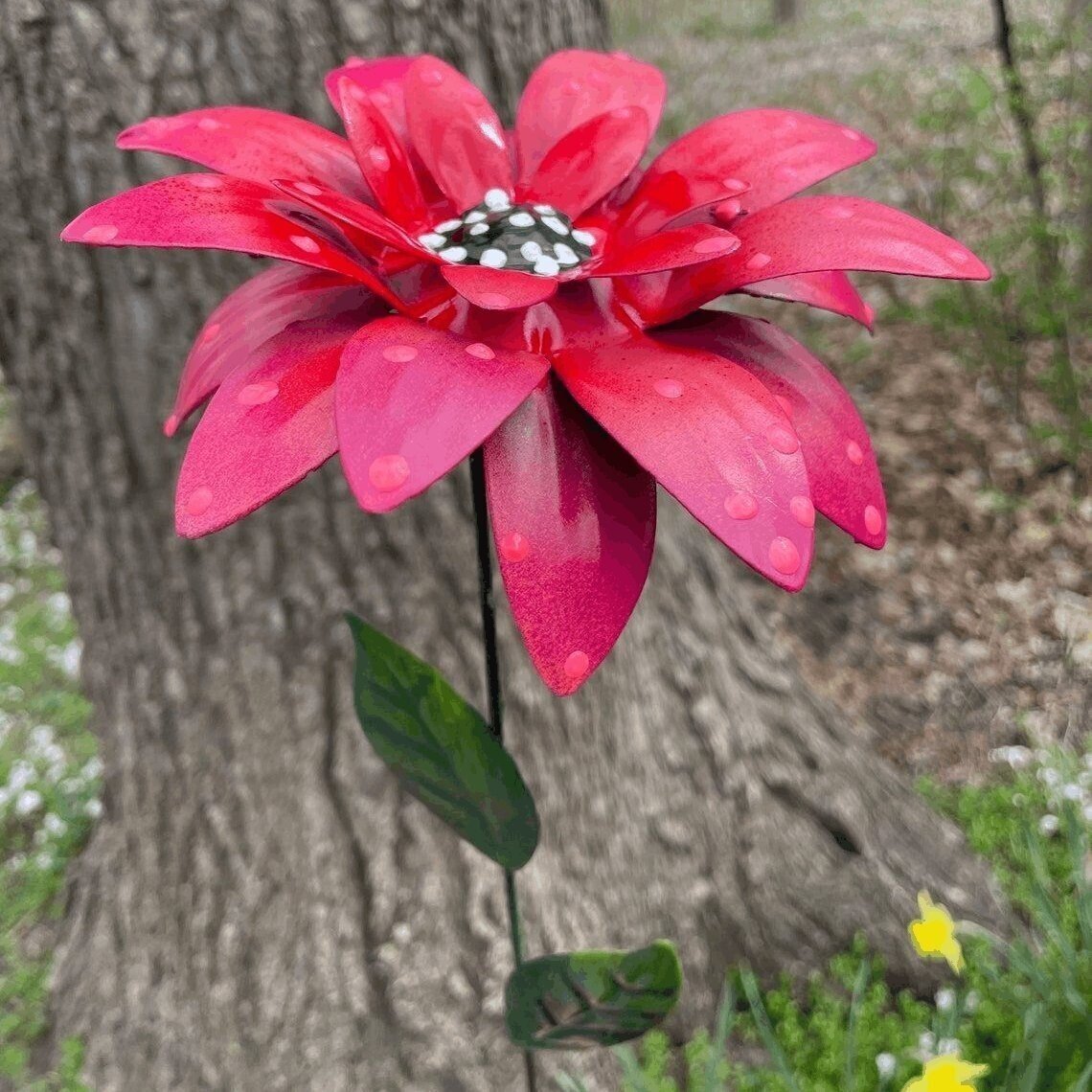 🔥Last Day Special Sale 49% OFF🍀Metal Flowers Garden Stakes🍀